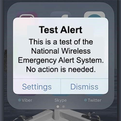 Stayton Fire District - Nationwide Emergency Alert Test Today