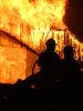 Firefighters at a Burn to Learn