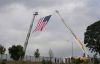 L80 Displaying Flag at FF Memorial